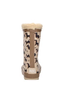 Rainboots Fur tackle print