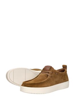 Modern Light Suede Moc Toe Shoe