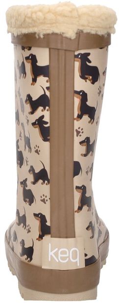 Rainboots Fur tackle print - large