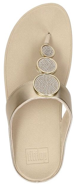 Halo Bead Circle Metallic Toe-Post - large