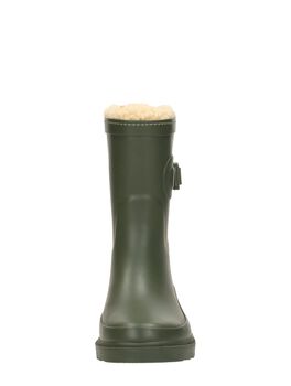 Kids Rubber Rain Boots Fur