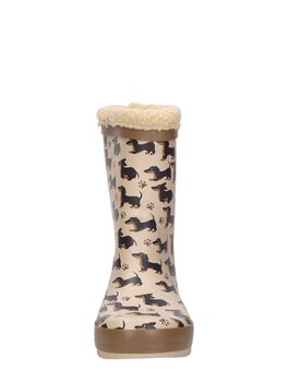 Rainboots Fur tackle print