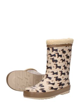 Rainboots Fur tackle print