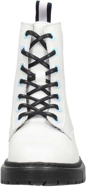 Iridescent Eyelets Flat boot - large