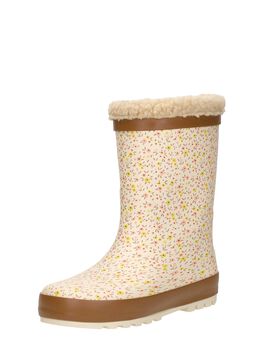 Rainboot Fur flower print