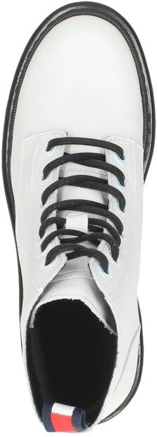 Iridescent Eyelets Flat boot - large