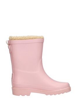 Kids Rubber Rain Boots Fur