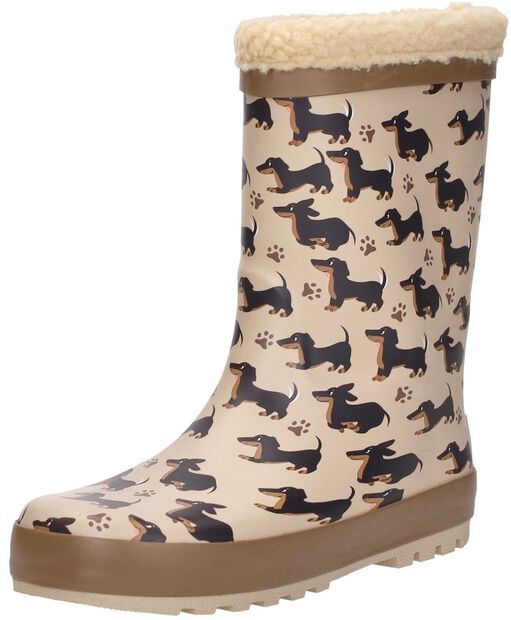 Rainboots Fur tackle print - large