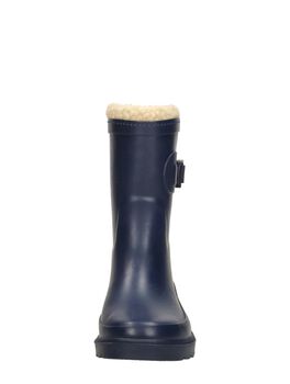 Kids Rubber Rain Boots Fur