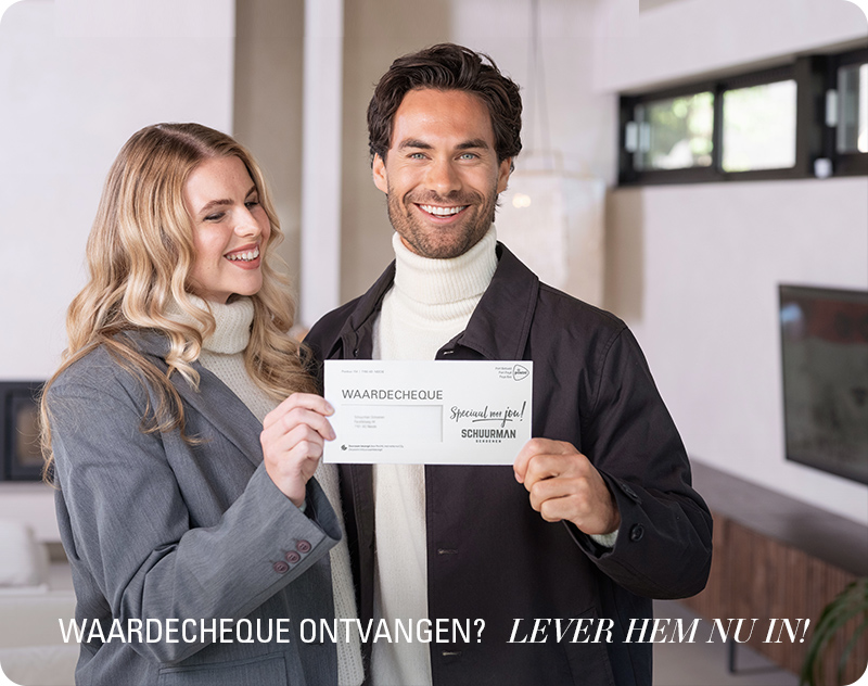 Waardecheque ontvangen?